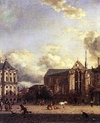 HEYDEN, Jan van der Dam Square, Amsterdam oil painting
